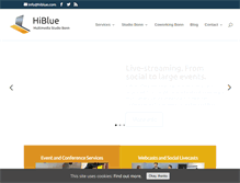 Tablet Screenshot of hiblue.com